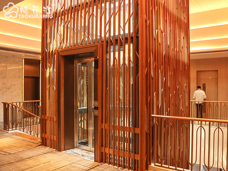 竹艺术电梯