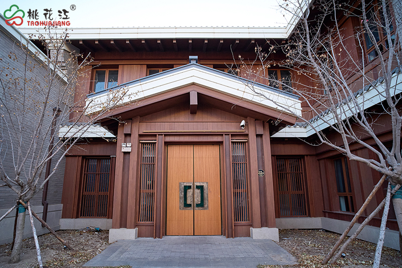 长春悦榕鸿居酒店竹外墙装饰 长春悦榕鸿居酒店竹外墙装饰